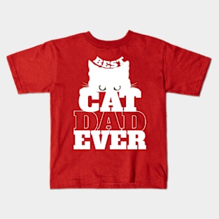 Cat Dad Day Kids T-Shirt